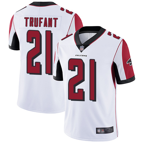 Atlanta Falcons Limited White Men Desmond Trufant Road Jersey NFL Football #21 Vapor Untouchable